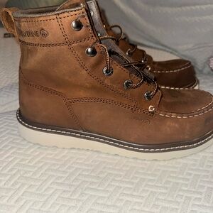 Wolverine Men’s I-90 Durashock Leather Work Boots-Composite toe